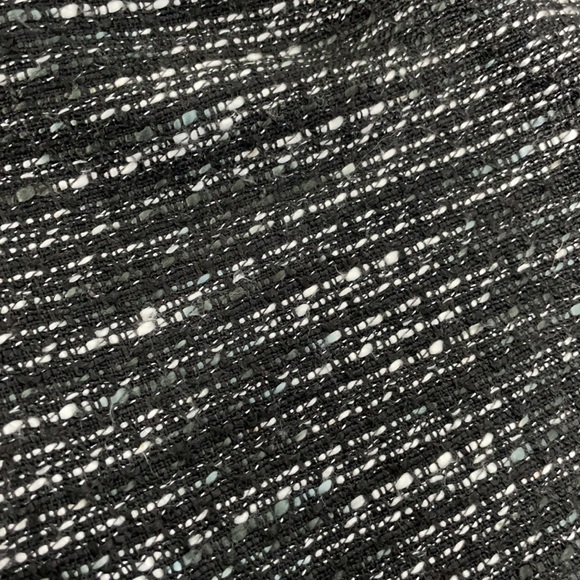 Black tweed skirt with elastic waist - Picture 2 of 2